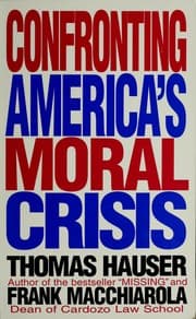 Tapa de Confronting America's Moral Crisis