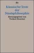 Tapa de Klassische Texte der Staatsphilosophie