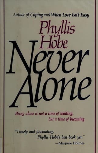 Tapa de Never alone