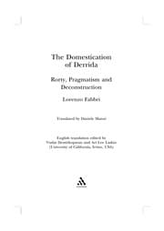 Tapa de The domestication of Derrida