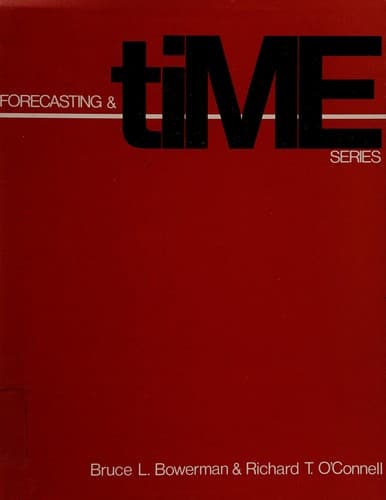 Tapa de Time series and forecasting