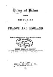 Tapa de Persons and Pictures from the Histories of France and England: From the Norman Conquest to the ..