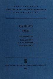Tapa de P. Ovidi Nasonis Fastorum libri sex
