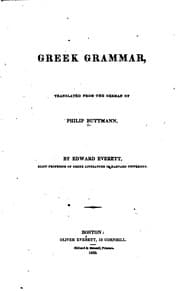 Tapa de Greek grammar