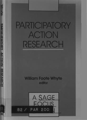 Tapa de Participatory action research
