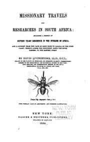 Tapa de Missionary Travels and Researches in South Africa: Including a Sketch of ..