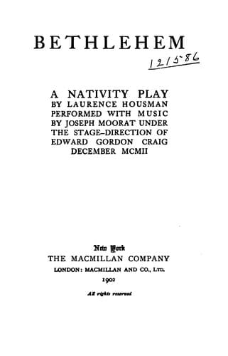 Tapa de Bethlehem: A Nativity Play