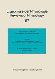 Tapa de Reviews of Physiology