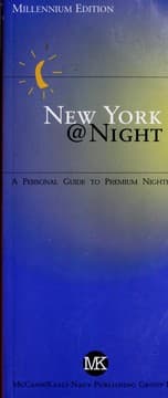 Tapa de New York @ night