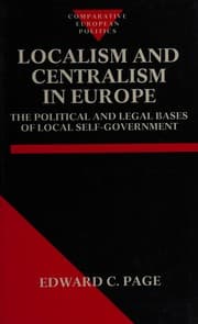 Tapa de Localism and centralism in Europe