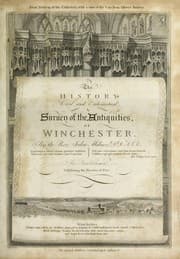 Tapa de The history civil and ecclesiastical, & survey of the antiquities, of Winchester