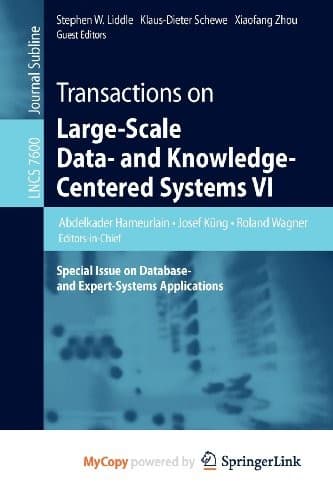 Tapa de Transactions on Large-Scale Data- and Knowledge-Centered Systems VI