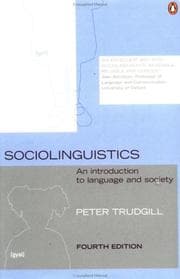 Tapa de Sociolinguistics An Introduction to Language and Society