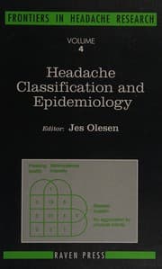 Tapa de Headache classification and epidemiology