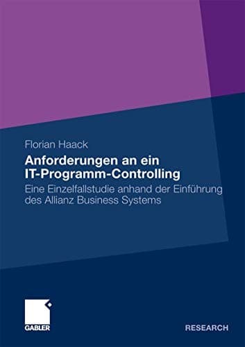 Tapa de Anforderungen an ein IT-Programm-Controlling