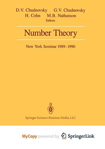 Tapa de Number Theory