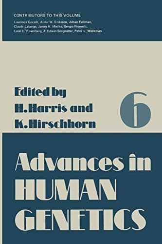 Tapa de Advances in Human Genetics 6