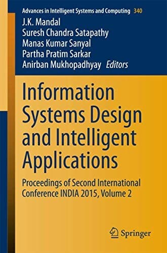 Tapa de Information Systems Design and Intelligent Applications