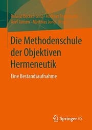 Tapa de Die Methodenschule der Objektiven Hermeneutik