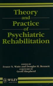 Tapa de Theory and practice of psychiatric rehabilitation