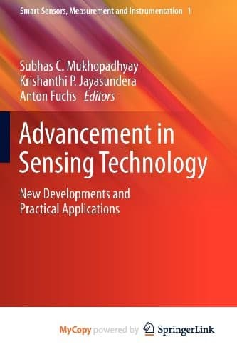 Tapa de Advancement in Sensing Technology