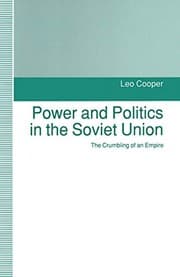 Tapa de Power and Politics in the Soviet Union