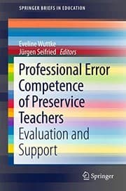 Tapa de Professional Error Competence of Preservice Teachers