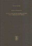 Tapa de Peter Cornelius, Verzeichnis seiner musikalischen und literarischen Werke
