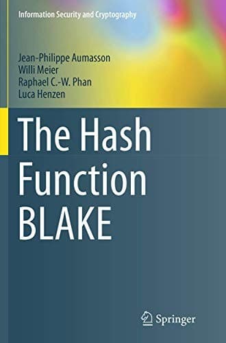 Tapa de The Hash Function BLAKE