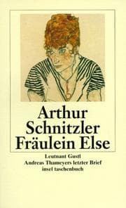 Tapa de Fräulein Else. Leutnant Gustl. Andreas Thameyers letzter Brief