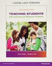 Tapa de Strategies for Teaching Students with Learning and Behavior Problems, Loose-Leaf Version