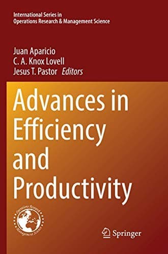 Tapa de Advances in Efficiency and Productivity