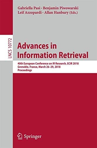 Tapa de Advances in Information Retrieval