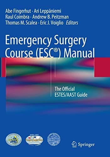 Tapa de Emergency Surgery Course Manual