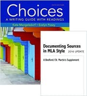 Tapa de Choices 6e & Documenting Sources in MLA Style