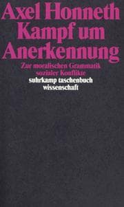Tapa de Kampf um Anerkennung. Zur moralischen Grammatik sozialer Konflikte