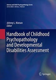 Tapa de Handbook of Childhood Psychopathology and Developmental Disabilities Assessment
