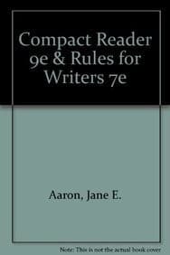 Tapa de Compact Reader 9e & Rules for Writers 7e