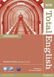 Tapa de New Total English Intermediate Teacher's Book and Teacher's Resource CD