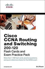 Tapa de CCNA Routing and Switching 200-120 Flash Cards and Exam Practice Pack