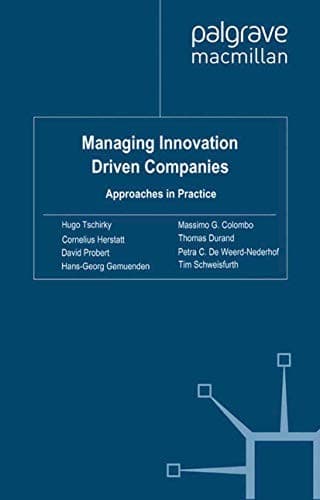 Tapa de Managing Innovation Driven Companies