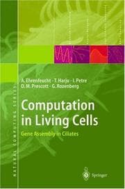 Tapa de Computation in living cells