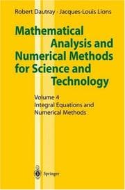 Tapa de Mathematical Analysis and Numerical Methods for Science and Technology