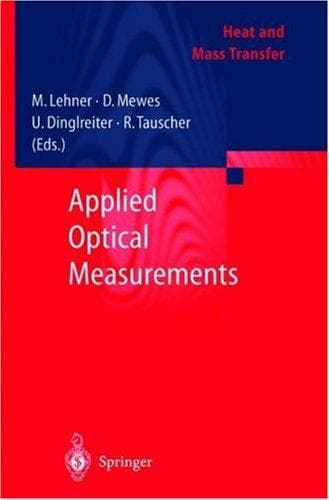 Tapa de Applied optical measurements