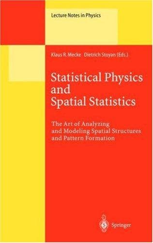 Tapa de Statistical physics and spatial statistics