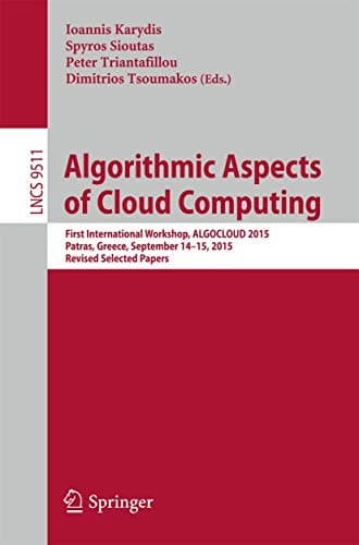 Tapa de Algorithmic Aspects of Cloud Computing