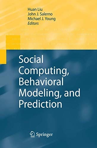 Tapa de Social Computing, Behavioral Modeling, and Prediction