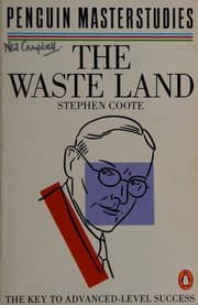 Tapa de T.S. Eliot, the waste land