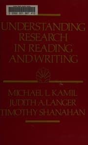 Tapa de Understanding reading and writing research