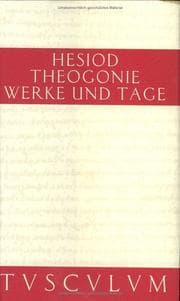 Tapa de Theogonie. Werke und Tage. Griechisch - Deutsch